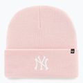 Шапка зимова 47 Brand MLB New York Yankees Haymaker pink