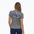 Футболка трекінгова жіноча Patagonia P-6 Logo Responsibili-Tee gravel heather 2