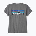 Футболка трекінгова жіноча Patagonia P-6 Logo Responsibili-Tee gravel heather 5