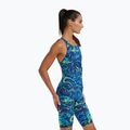Купальник суцільний жіночий TYR Thresher Open Back Hyperblitz blue/green 4