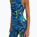Купальник суцільний жіночий TYR Thresher Open Back Hyperblitz blue/green 7