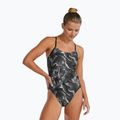 Купальник суцільний жіночий TYR Durafast Elite Waveform Cutoutfit titanium 4
