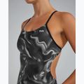 Купальник суцільний жіночий TYR Durafast Elite Waveform Cutoutfit titanium 10