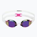 Окуляри для плавання TYR Stealth-X Performance Mirrored pink/white 2