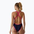 Купальник суцільний жіночий TYR Durafast Elite Wide Strap Openbackfit navy/pink 2