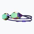 Окуляри для плавання жіночі TYR Blackops 140 Ev Racing Mirrored purple/green