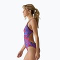Купальник суцільний жіночий Tyr Cutoutfit Hodori orange/purple 4