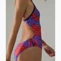 Купальник суцільний жіночий Tyr Cutoutfit Hodori orange/purple 8