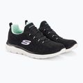 Кросівки тренувальні жіночі SKECHERS Summits Leopard Spot black/aqua 4