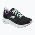 Кросівки тренувальні жіночі SKECHERS Arch Fit Comfy Wave black/lavender 7
