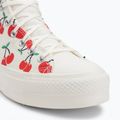 Жіночі кросівки Converse Chuck Taylor All Star Lift Platform Cherries Hi egret/червоний/зелений 7
