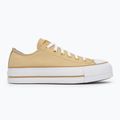 Кеди жіночі Converse Chuck Taylor All Star Lift Platform Herringbone Stripe utility sunflower/trek tan 2