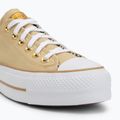 Кеди жіночі Converse Chuck Taylor All Star Lift Platform Herringbone Stripe utility sunflower/trek tan 7