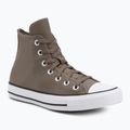 Кеди Converse Chuck Taylor All Star Faux Leather Hi classic taupe/dark matter