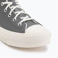 Кеди жіночі Converse Chuck Taylor All Star EVA Lift Platform Leather sharkskin/warm quarry/egret 7