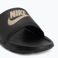 Шльопанці чоловічі Nike Victori One Slide black/metalic gold 7