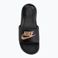 Шльопанці жіночі Nike Victori One Slide black/black/metallic red bronze 5