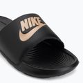 Шльопанці жіночі Nike Victori One Slide black/black/metallic red bronze 7