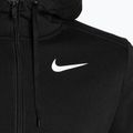 Кофта чоловіча Nike Dri-Fit Hooded Fitness Full Zip Fleece black/white 3