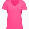 Футболка для тренувань жіноча Under Armour Tech SSV - Solid 653 рожево-срібляста 1255839