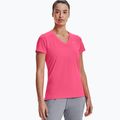Футболка для тренувань жіноча Under Armour Tech SSV - Solid 653 рожево-срібляста 1255839 3