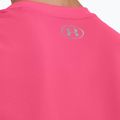 Футболка для тренувань жіноча Under Armour Tech SSV - Solid 653 рожево-срібляста 1255839 5