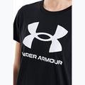 Футболка жіноча Under Armour Rival Logo black/white 4