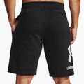 Шорти для тренувань чоловічі Under Armour Rival Fleece чорні 1357118 2