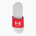 Шльопанці чоловічі Under Armour Ansa Fix SL halo gray/red/halo gray 6