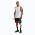 Футболка баскетбольна чоловіча Under Armour Baseline Cotton Tank 100 біло-чорна UAR-1361901100-100 2