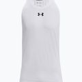 Футболка баскетбольна чоловіча Under Armour Baseline Cotton Tank 100 біло-чорна UAR-1361901100-100 5