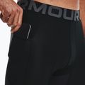 Легінси чоловічі Under Armour HG Armour 3/4 black/white 3