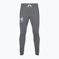 Штани чоловічі Under Armour Ua Rival Terry Jogger pitch gray light heather/onyx white 5