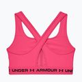 Бюстгальтер спортивний Under Armour Crossback Mid рожевий 1361034 4