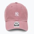 Кепка 47 Brand MLB New York Yankees Base Runner CLEAN UP mauve 2