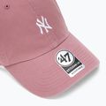 Кепка 47 Brand MLB New York Yankees Base Runner CLEAN UP mauve 3