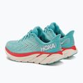 Жіночі бігові кросівки HOKA Clifton 8 Wide aquarelle/яєчна шкаралупа сині 3