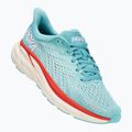Жіночі бігові кросівки HOKA Clifton 8 Wide aquarelle/яєчна шкаралупа сині 8