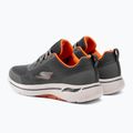 Кросівки чоловічі SKECHERS Go Walk Arch Fit Idyllic charcoal/white/orange 3