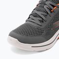 Кросівки чоловічі SKECHERS Go Walk Arch Fit Idyllic charcoal/white/orange 8