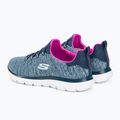 Черевики жіночі SKECHERS Summits Quick Getaway navy/hot pink 3