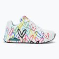 Кросівки жіночі SKECHERS JGoldcrown Uno Spread The Love white/multicolor 2