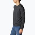 Лонгслів трекінговий чоловічий Columbia Alpine Chill Zero black heather 3