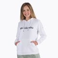 Кофта трекінгова жіноча Columbia Logo Hoodie white