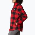Кофта трекінгова жіноча Columbia West Bend Full Zip red lily check print 5