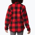Кофта трекінгова жіноча Columbia West Bend Full Zip red lily check print 6