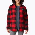Кофта трекінгова жіноча Columbia West Bend Full Zip red lily check print 8