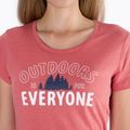 Футболка трекінгова жіноча Columbia Daisy Days Graphic dark coral heather/seek outdoors 5