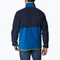 Кофта трекінгова чоловіча Columbia Back Bowl Full Zip collegiate navy/brt indigo/laser lemon 2