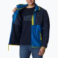 Кофта трекінгова чоловіча Columbia Back Bowl Full Zip collegiate navy/brt indigo/laser lemon 5